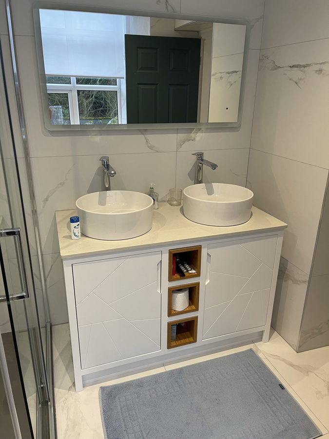 The same vanity in a wider view